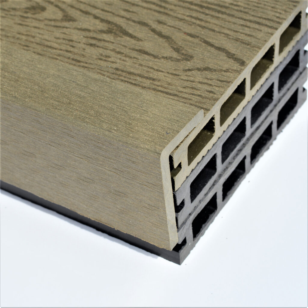 Forest Green Olive Green Composite Wpc Decking Finishing Angle M