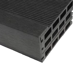 wpc decking finishing angle charcoal